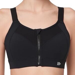 Yvette Adjustable Sports Bras for Women High Impact - Zip Front Sports Bra NWOT